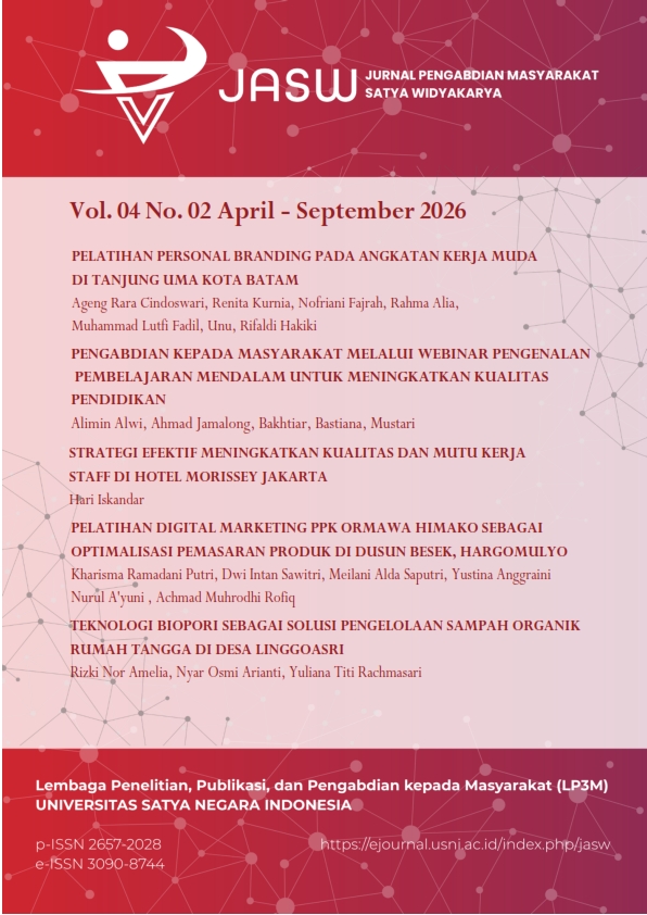 					View Vol. 4 No. 2 (2026): JASW Vol. 04 No. 01 (2025) April - September 2026
				